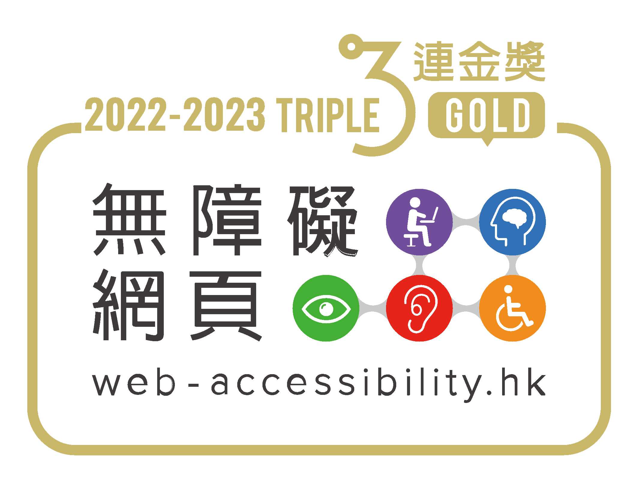Web Accessibility 2022-2023 Triple Gold